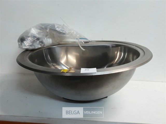 1 x inox spoelbak 46 cm - afbeelding 3 van  3