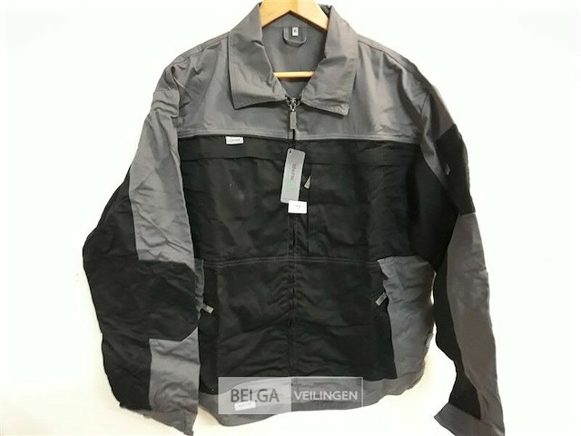 1 x jacket grijs/zwart artelli xl - afbeelding 2 van  3