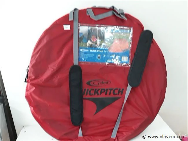 1 x kampeertent 2 p gelert quick pitch tent - afbeelding 1 van  2
