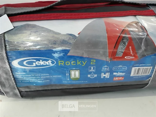 1 x kampeertent 2 personen gelert rocky 2 - afbeelding 3 van  3