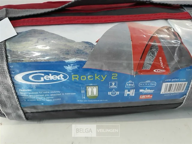 1 x kampeertent 2 personen gelert rocky 2 - afbeelding 3 van  3