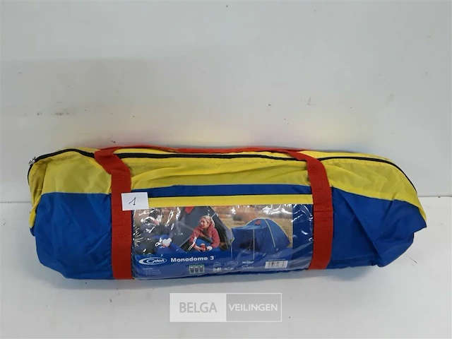 1 x kampeertent 3 personen gelert monodome 3 - afbeelding 1 van  3