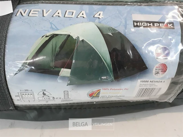 1 x kampeertent 4 personen high peak nevada 4 - afbeelding 3 van  3
