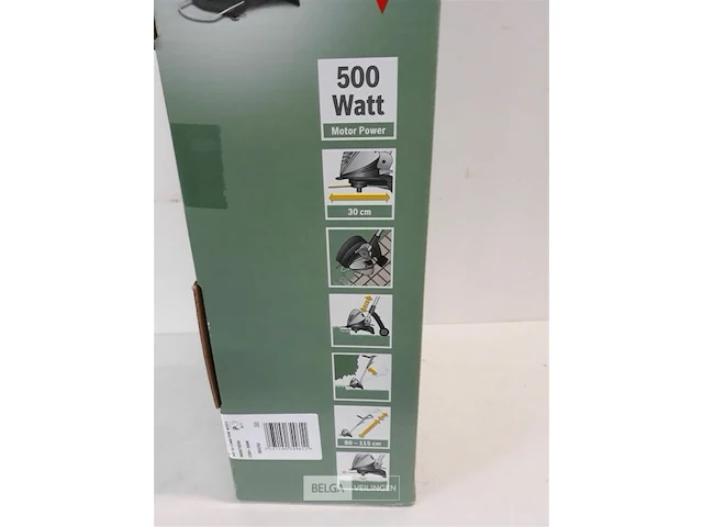 1 x kantenmaaier art 30 combitrim 500w knipt 30 cm met steunwiel - afbeelding 3 van  4