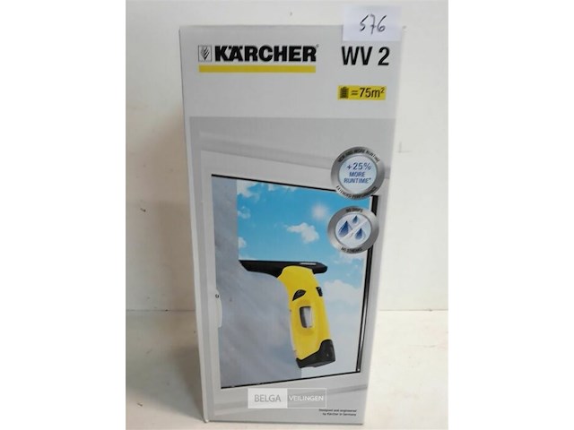 1 x karcher vensterwasser op accu - afbeelding 1 van  3