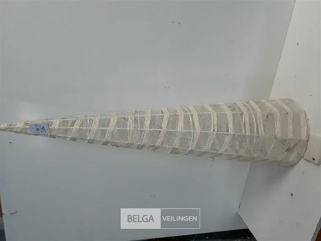 1 x kegel met led verlichting op batterijen 100 cm - afbeelding 1 van  3