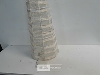 1 x kegel met led verlichting op batterijen 100 cm - afbeelding 3 van  3