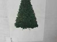 1 x kerstboom 1,8 m metalen voet blauw/groen - afbeelding 2 van  3