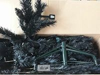 1 x kerstboom 1,8 m metalen voet zwart - afbeelding 3 van  3