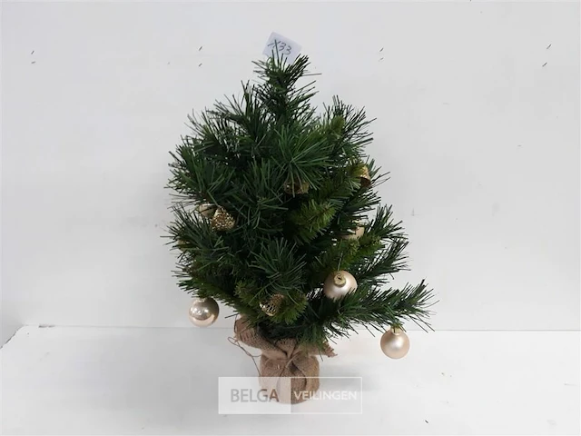 1 x kerstboom 45 cm + deco - afbeelding 2 van  3