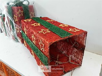 1 x kerstcadeau met verlichting set 3 delig - afbeelding 3 van  3