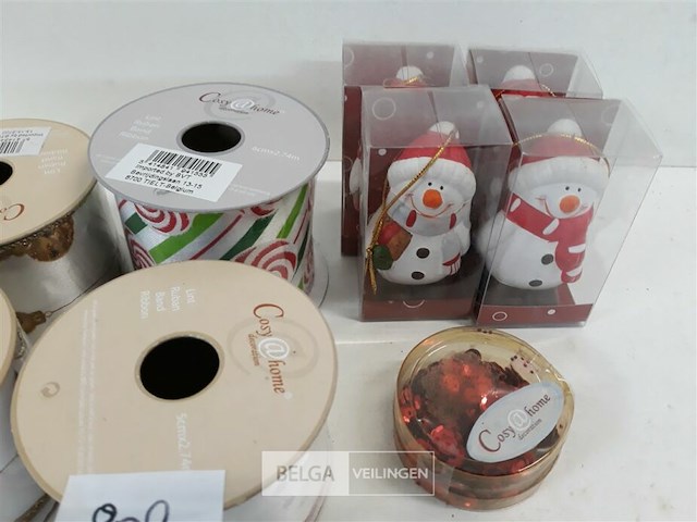 1 x kerstdeco mix 8 stuks - afbeelding 3 van  3