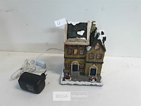 1 x kersthuisje met verlichting - afbeelding 2 van  3