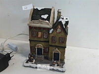 1 x kersthuisje met verlichting - afbeelding 3 van  3