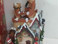 1 x kersthuisje met verlichting - afbeelding 3 van  3