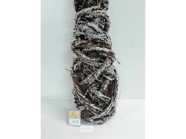 1 x kerstkegel 60 cm uit takken - afbeelding 3 van  3