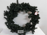 1 x kerstkrans groen 70 cm - afbeelding 2 van  3