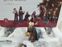 1 x kerststal figuurtjes 11 stuks 14 cm - afbeelding 3 van  3