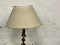 1 x klein messing tafellampje - afbeelding 1 van  2