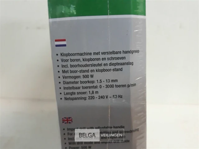 1 x klopboormachine 500w hofftech - afbeelding 3 van  3