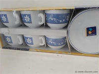 1 x koffie tas in set 12 delig - afbeelding 2 van  2