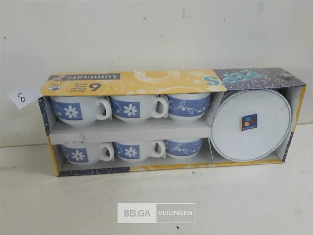 1 x koffie tas in set 12 delig - afbeelding 2 van  3