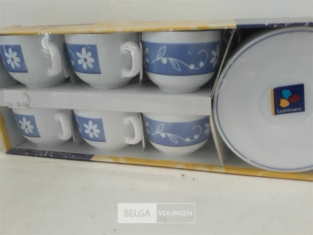 1 x koffie tas in set 12 delig - afbeelding 3 van  3