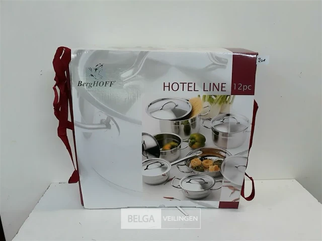 1 x kookpotten 12 delig berghoff hotel line 18/10 - afbeelding 1 van  3
