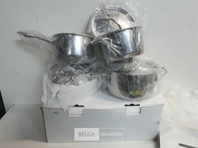 1 x kookpotten 7 delig 18/10 ook voor inductie - afbeelding 2 van  3