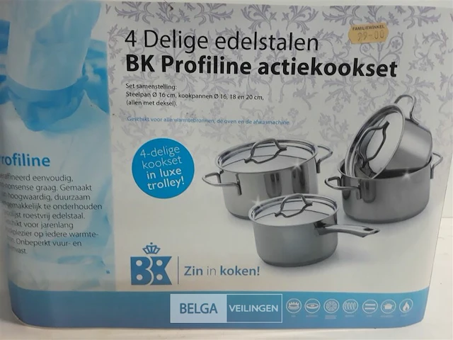 1 x kookpotten 7 delig 18/10 ook voor inductie - afbeelding 3 van  3