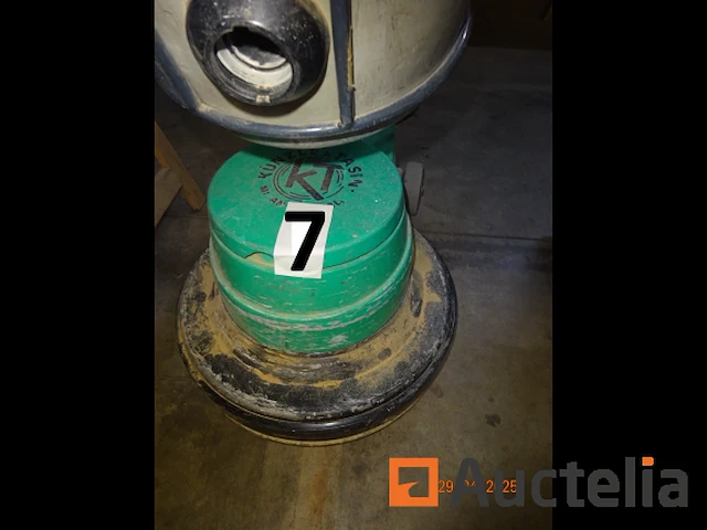1 x kunzle pasin sdt 175 parketschuurmachine, de inhoud van de meevaller inclusief diverse schuurschijven die bij de machine horen - afbeelding 1 van  6