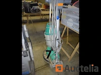 1 x kunzle pasin sdt 175 parketschuurmachine, de inhoud van de meevaller inclusief diverse schuurschijven die bij de machine horen - afbeelding 4 van  6
