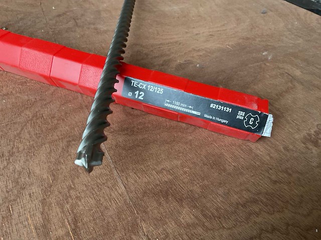 1 x lange sds boor dia 12 mm - afbeelding 4 van  6