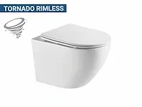1 x lavinno hangtoilet tornado wit - afbeelding 1 van  7