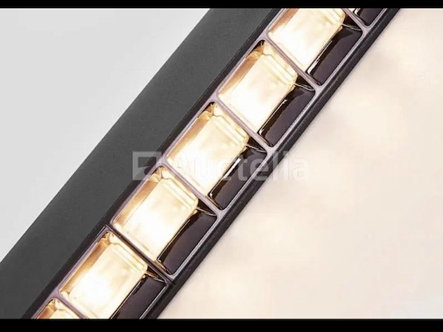 1 x led lineaire hanglamp – 35w – 120cm – zwart – ingebouwde led – inclusief montageset - afbeelding 3 van  6