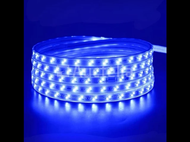 1 x led strip 25m - waterdicht (ip65) - warm wit/blauw - afbeelding 5 van  6