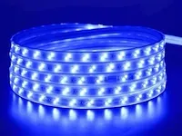 1 x led strip 25m - waterdicht (ip65) - warm wit/blauw - afbeelding 3 van  6