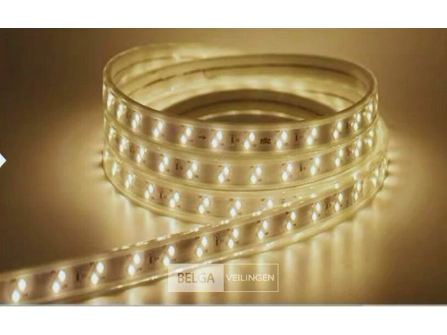 1 x led strip 25m - waterdicht (ip65) - warm wit/blauw - afbeelding 3 van  7