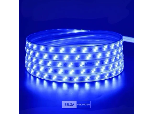 1 x led strip 25m - waterdicht (ip65) - warm wit/blauw - afbeelding 4 van  7