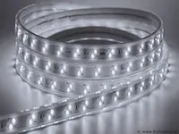 1 x led strip 25m - waterdicht (ip65) - warm wit/wit - afbeelding 2 van  6