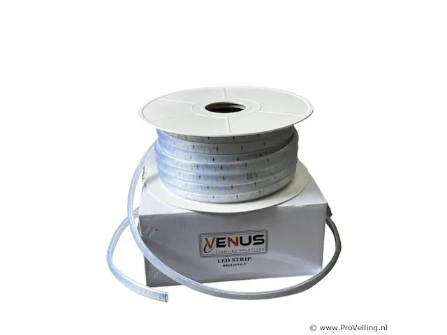 1 x led strip 25m - waterdicht (ip65) - warm wit/wit - afbeelding 4 van  6