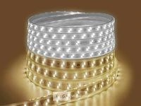 1 x led strip 25m - waterdicht (ip65) - warm wit/wit - afbeelding 2 van  7