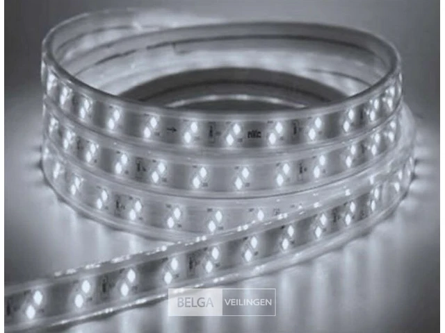 1 x led strip 25m - waterdicht (ip65) - warm wit/wit - afbeelding 3 van  7