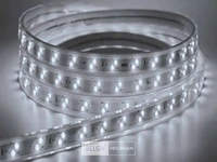 1 x led strip 25m - waterdicht (ip65) - warm wit/wit - afbeelding 3 van  7