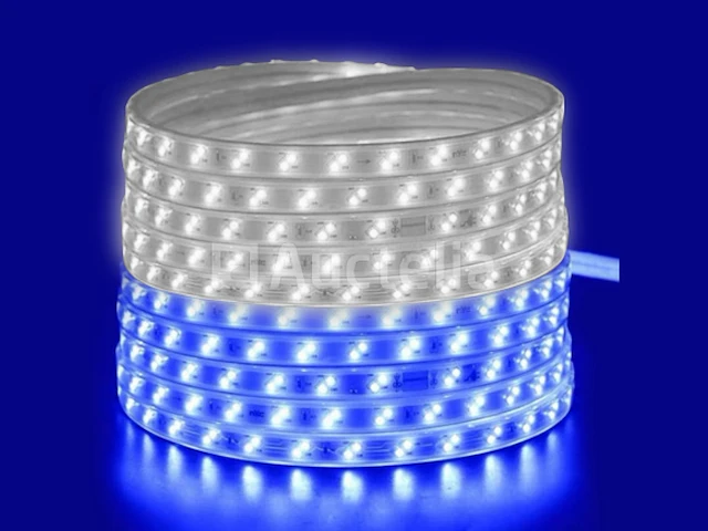 1 x led strip 25m - waterdicht (ip65) - wit/blauw - afbeelding 4 van  6