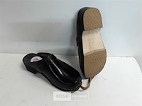 1 x lederen tuinschoen houten zool 42 - afbeelding 3 van  3