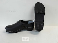 1 x lederen tuinschoen houten zool 46 - afbeelding 3 van  3