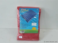 1 x luchtmatras dubbel 100% rubber-katoen - afbeelding 1 van  2