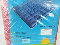 1 x luchtmatras dubbel 100% rubber-katoen - afbeelding 3 van  3