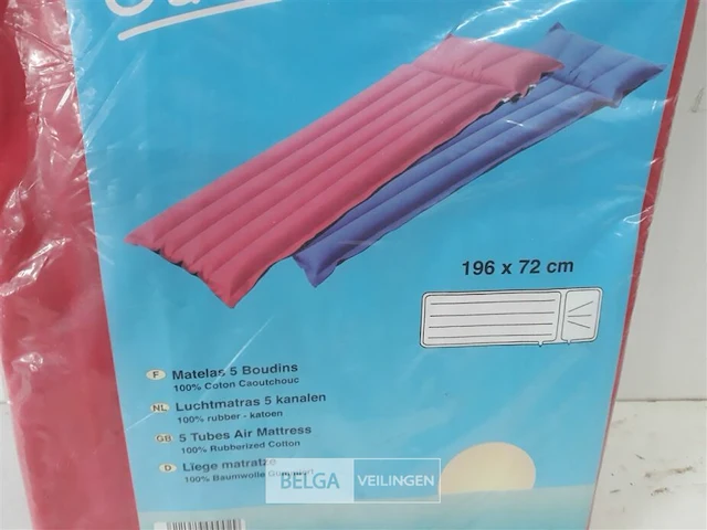 1 x luchtmatras enkel 100% rubber-katoen - afbeelding 3 van  3